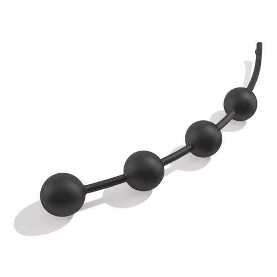 Mystim Booty Garland Anal Chain with E-Stim Small Black