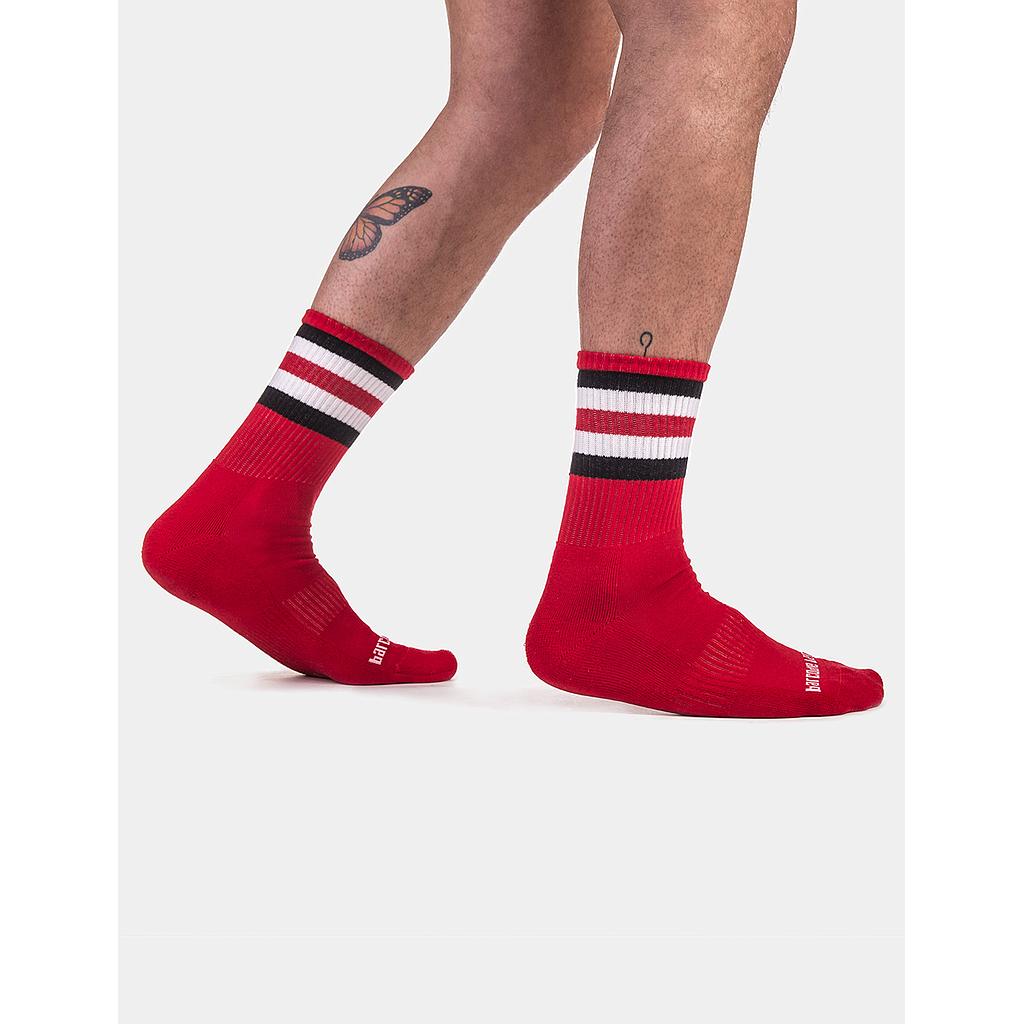 BARCODE BERLIN FETISH HALF SOCKS STRIPES VARIOUS COLORS 
