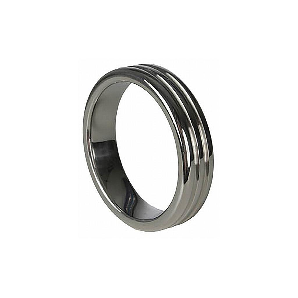 GAYT*GEAR COCKRING BLACK RIBBED 10mm