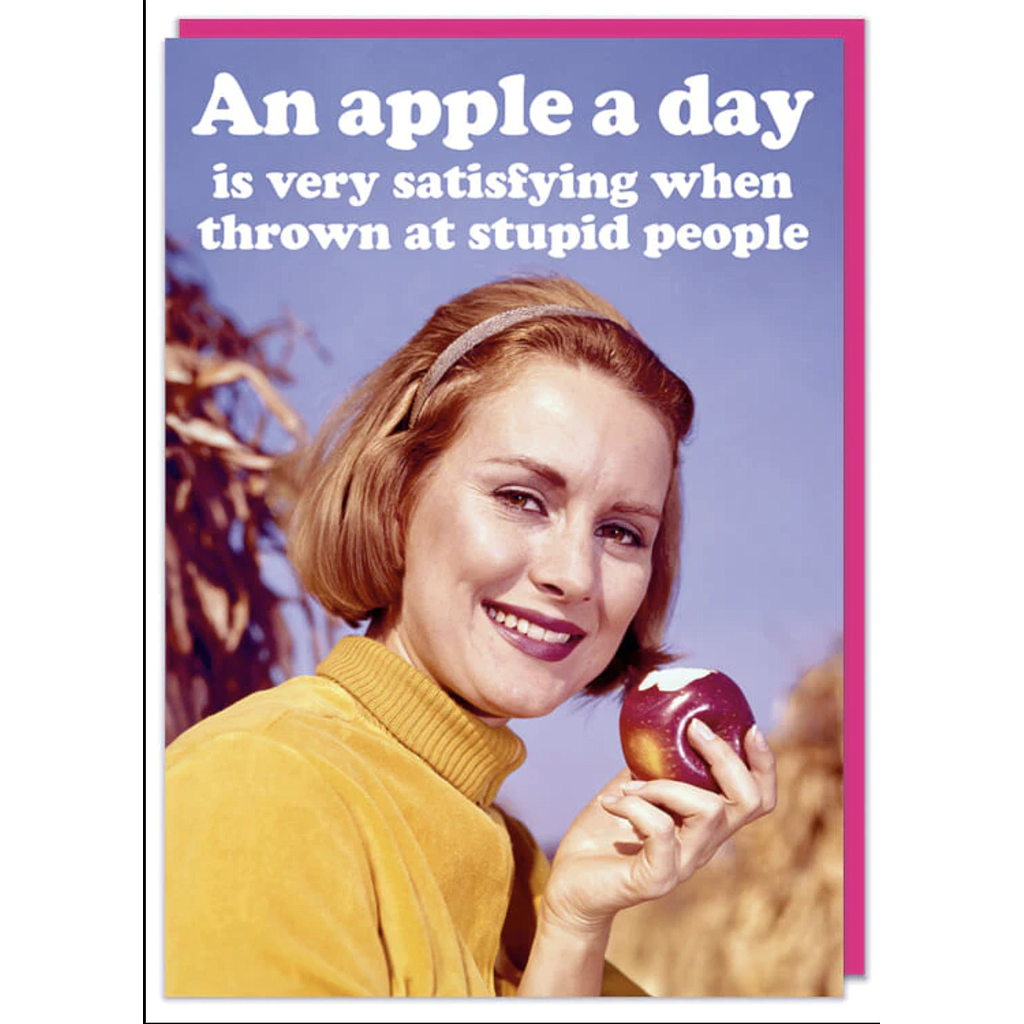 DM APPLE A DAY CARD