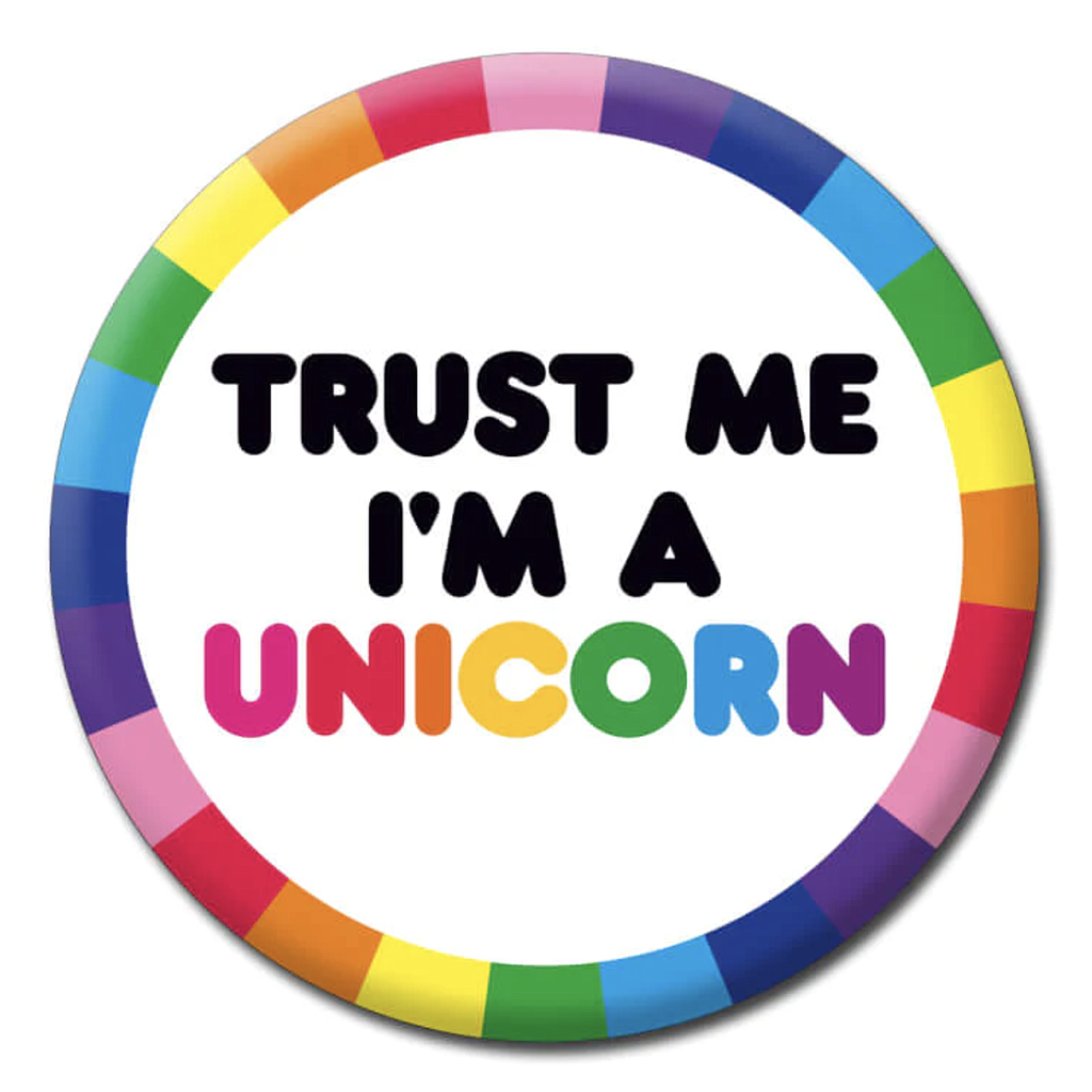 DM I´M A UNICORN BADGE