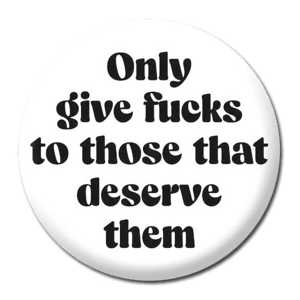 DM ONLY GIVE FUCKS BADGE