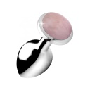 BUTT PLUG ROSE QUARZ GEM