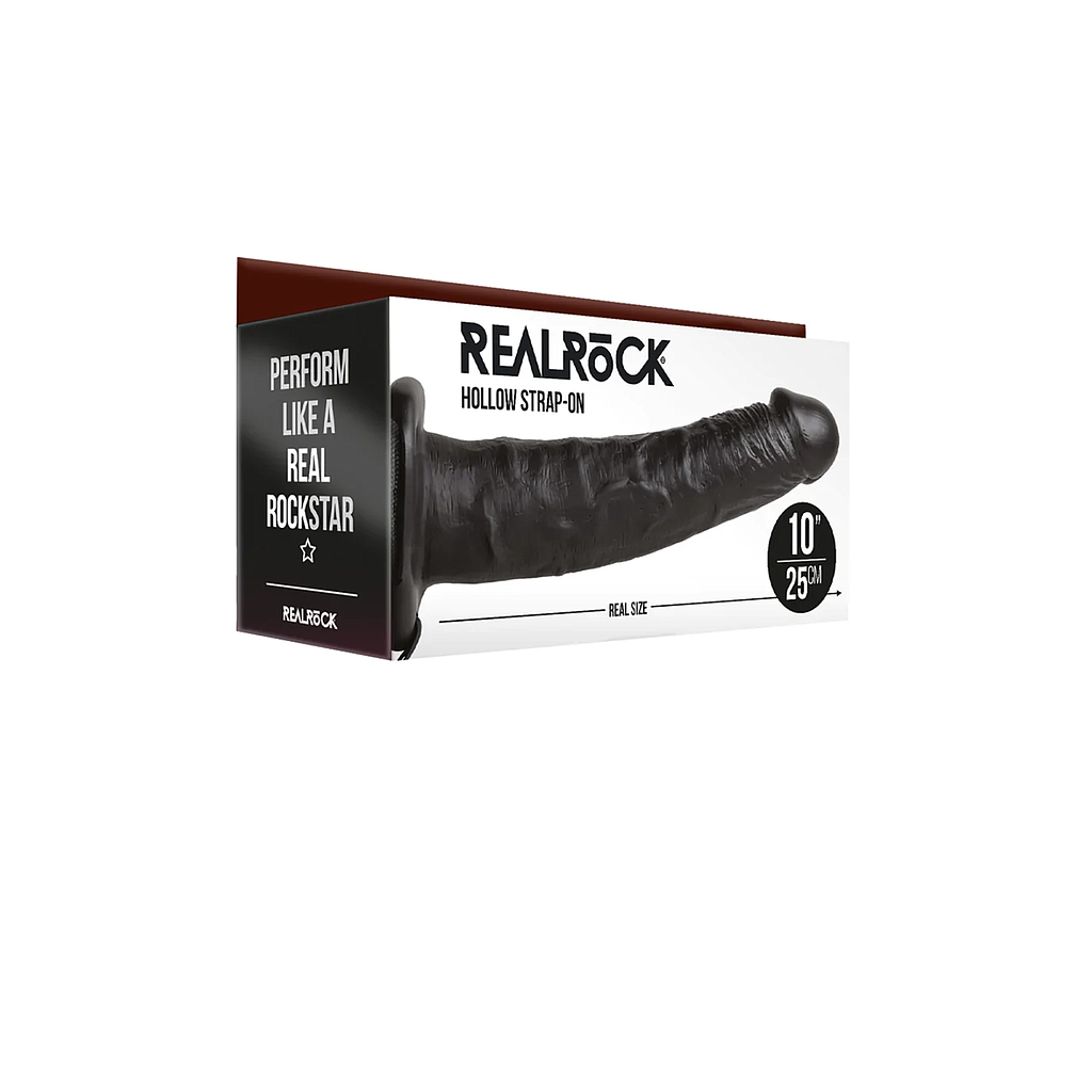 REAL ROCK HOLLOW STRAP ON NO BALLS 24,5cm