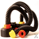 XTRM RUBBER HOSE FOR GAS MASK 50CM