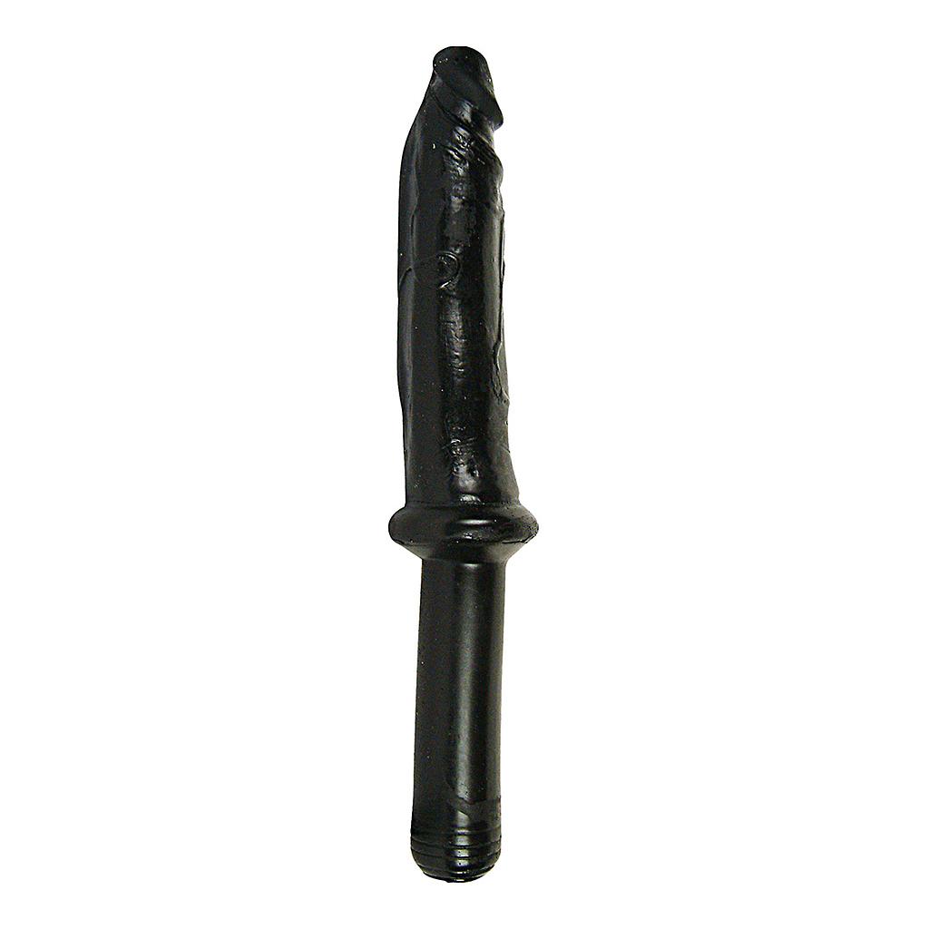 ALL BLACK SMALL HAMMER DILDO 31cm