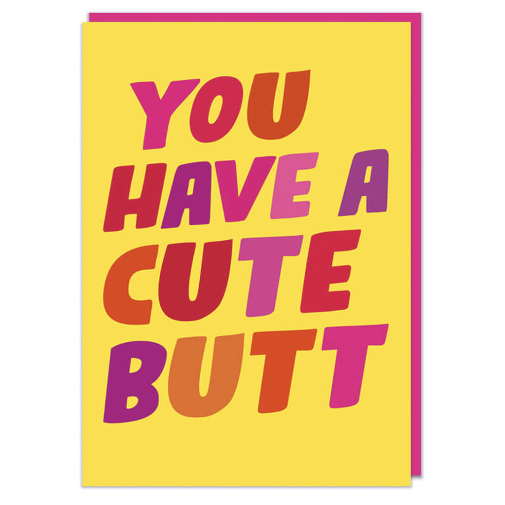 DM CUTE BUTT CARD