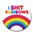 DM I SHIT RAINBOWS BADGE