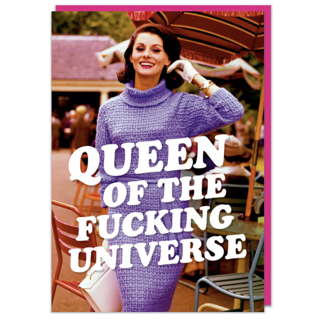 DM QUEEN OF UNIVERSE CARD