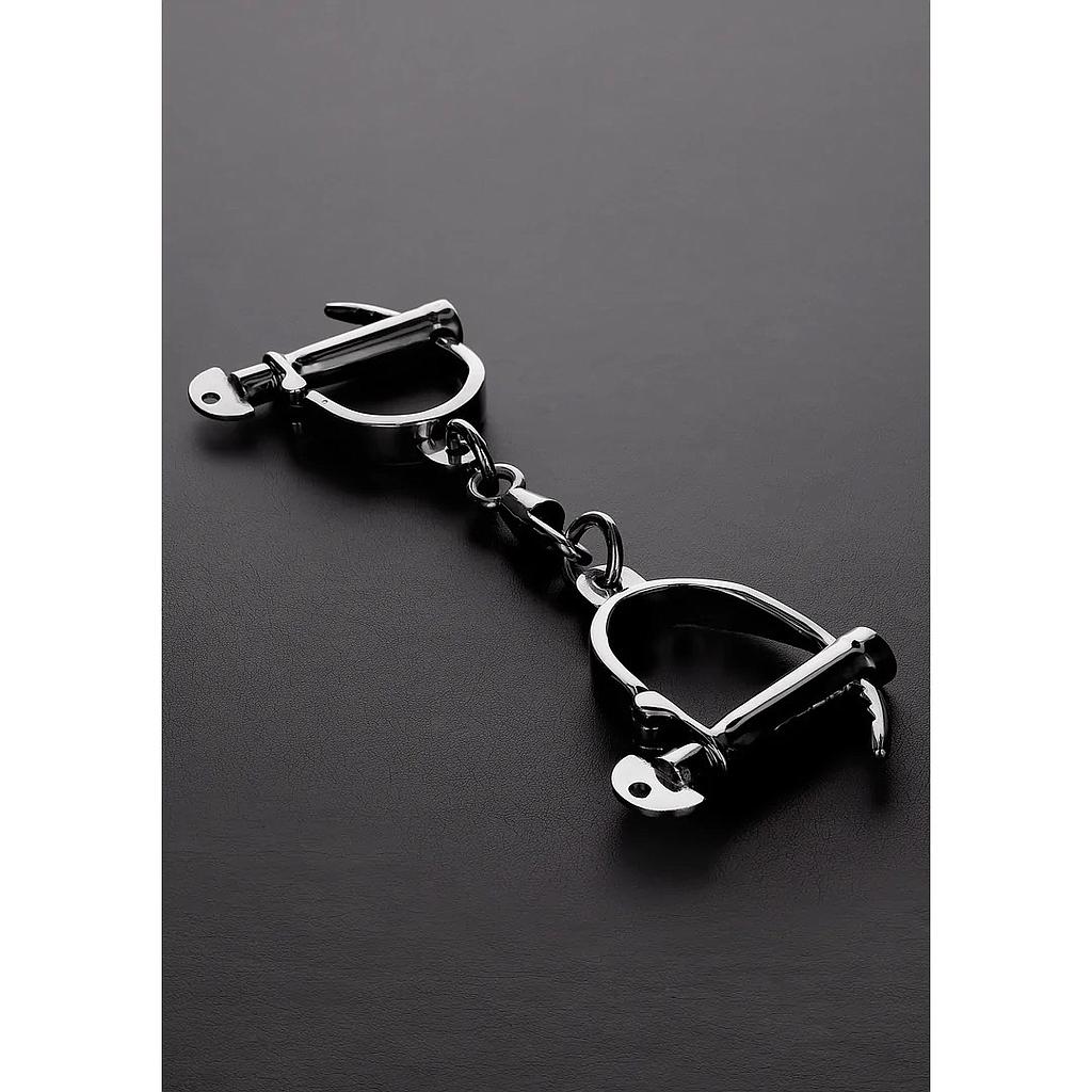 STEEL ADJUSTABLE DARBY STYLE HANDCUFFS