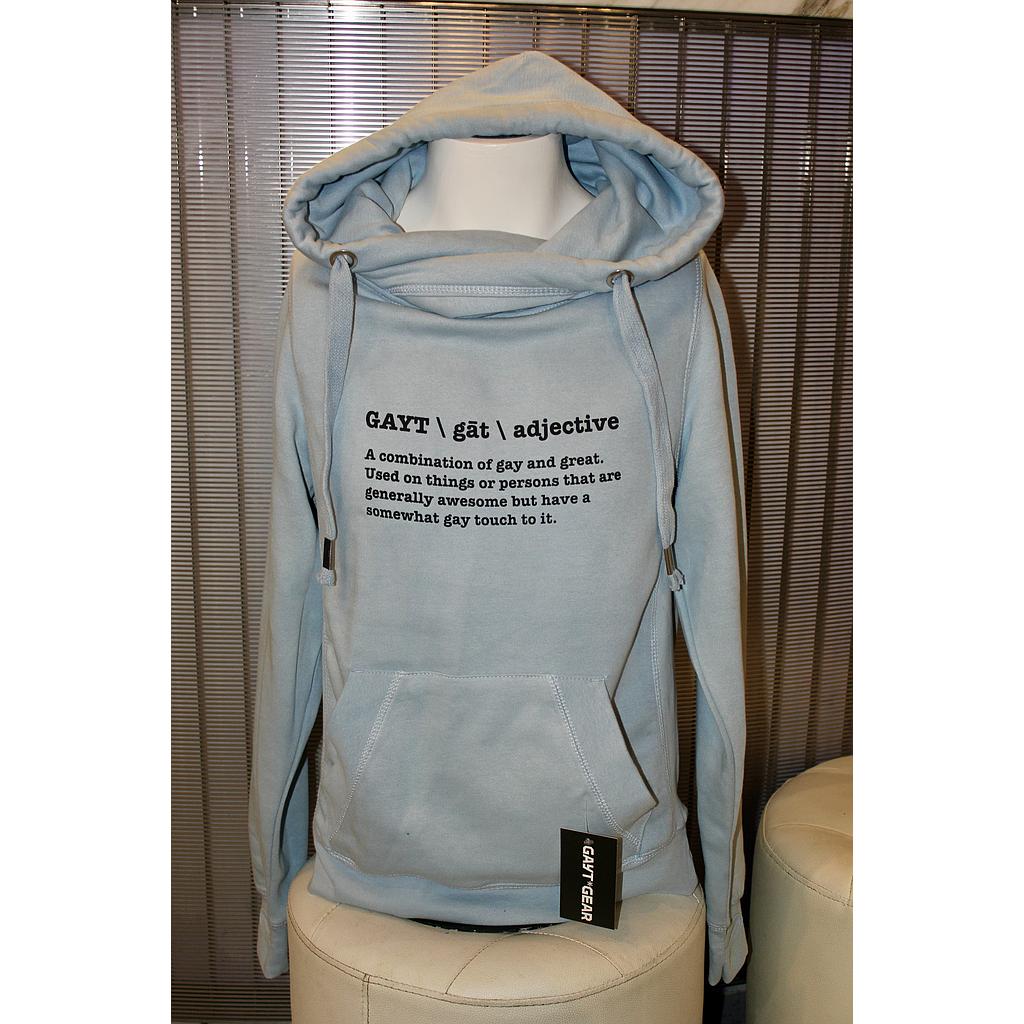 GAYT*GEAR CROSS NECK HOODIE GAYT DESCRIPTION