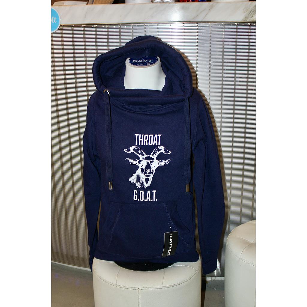 GAYT*GEAR CROSS NECK HOODIE THROAT GOAT