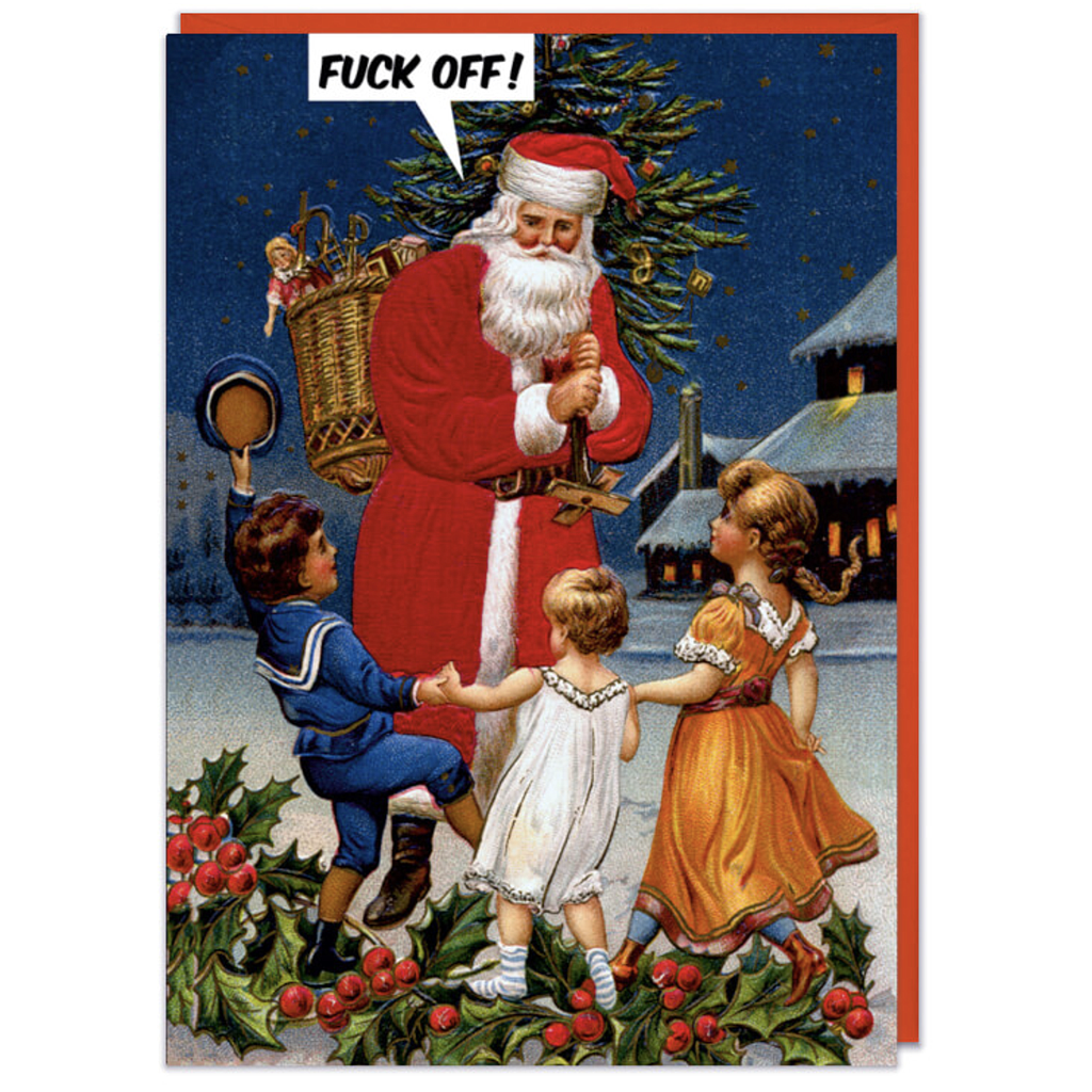DM FUCK OFF CHRISTMAS CARD