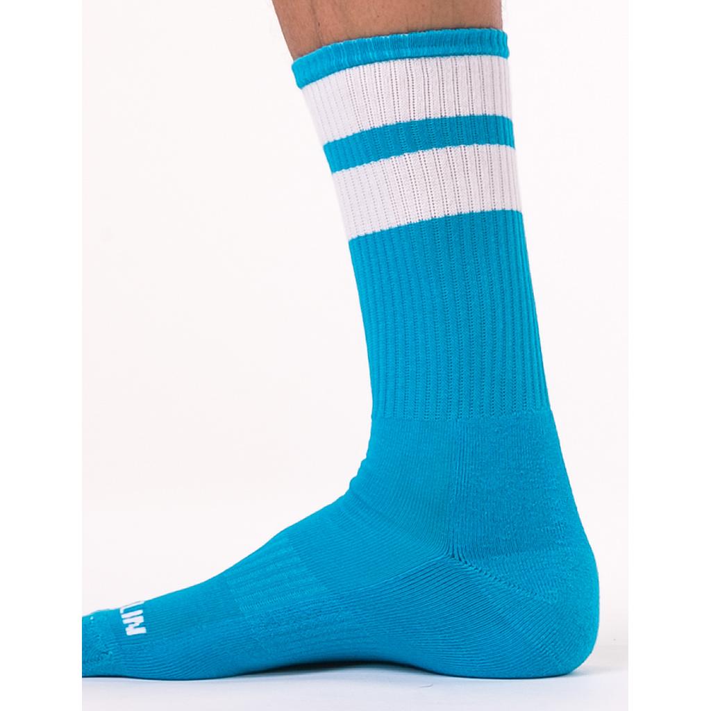 BARCODE BERLIN GYM SOCKS BLUE/WHITE