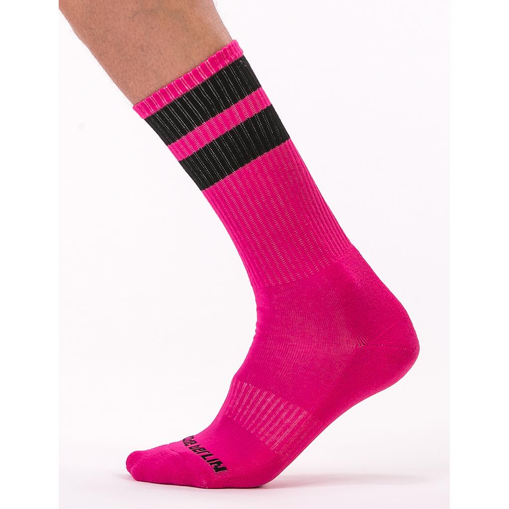 BARCODE BERLIN GYM SOCKS PINK/BLACK