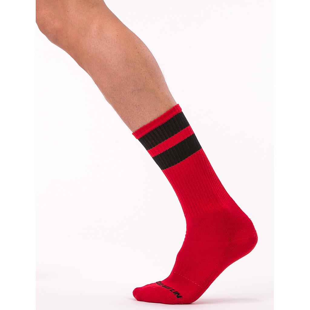 BARCODE BERLIN GYM SOCKS RED/BLACK