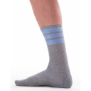 BARCODE BERLIN ME TIME SOCKS GREY/BLUE 