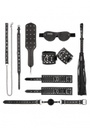 PAIN 7 PIECE LEATHER STUDDED BONDAGE KIT