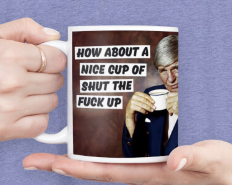 DM SHUT THE FUCK UP MUG