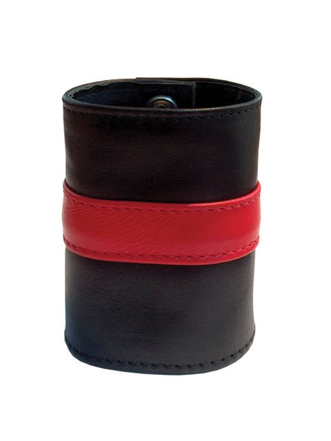 MISTER B  Leather Wrist Wallet Zip