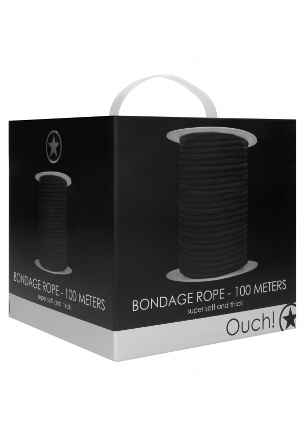 OUCH! BONDAGE ROPE 100m BLACK