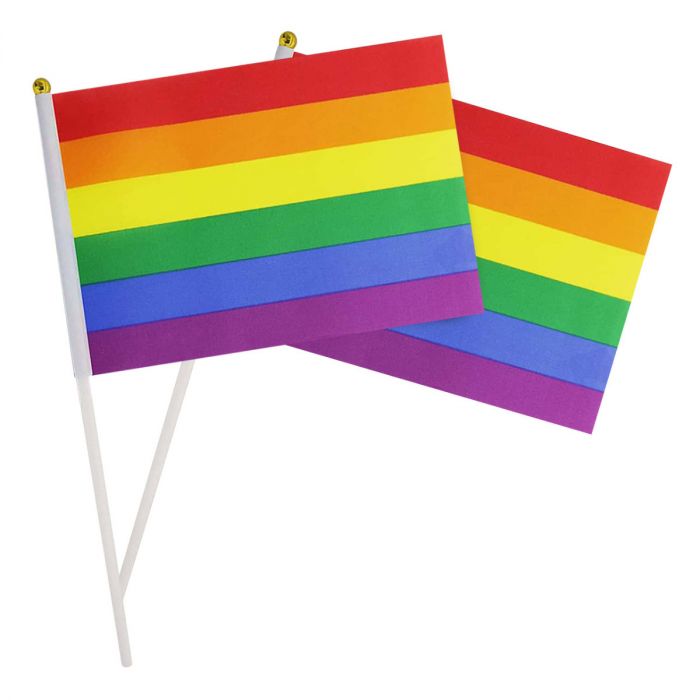 PRIDE HAND FLAG