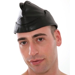 GAYT*GEAR LEATHER GARRISON CAP