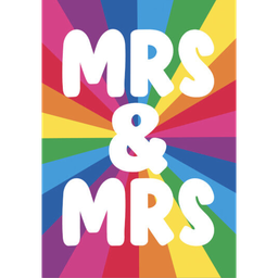 [2100000275144] DM MRS AND MRS WEDDING CARD