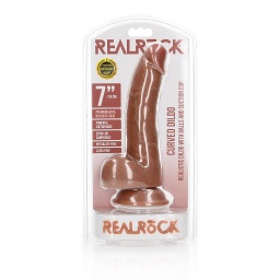 REAL ROCK REALISTIC COCK W/BALLS 18CM