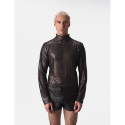 [2100000332465] BARCODE BERLIN MESH TURTLE NECK MAZIK