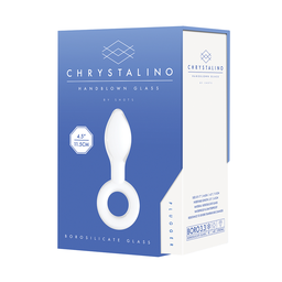 [2100000340859] CHRYSTALINO ROCKER GLASS DILDO