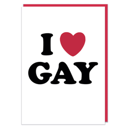 [2100000351688] DM I LOVE GAY CARD