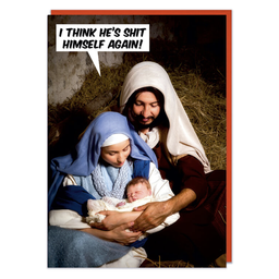 [2100000351701] DM SHIT HIMSELF AGAIN CHRISTMAS CARD