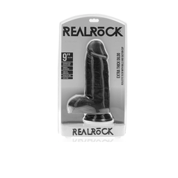 REAL ROCK EXTRA THICK DILDO W/BALLS 23cm