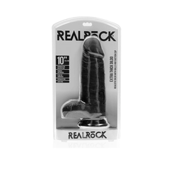 [2100000354870] REAL ROCK EXTRA THICK DILDO W/BALLS 25,4cm