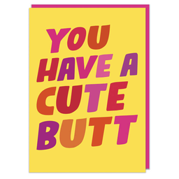 [2100000361519] DM CUTE BUTT CARD