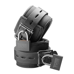 [2100000360222] XR BRANDS TOM OF FINLAND NEOPRENE HAND CUFFS