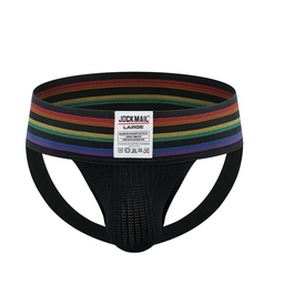JOCKMAIL 261 RAINBOW WAISTBAND JOCK