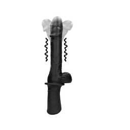 [2100000368372] OUCH HAND HELD LIQUID SILICONE VIBE &amp; THRUST SEX MACHINE