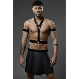 [2100000382569] PROVOCATEUR LEATHER HARNESS ROCCO