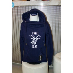 GAYT*GEAR CROSS NECK HOODIE THROAT GOAT