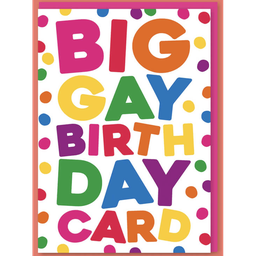 [2100000386635] DM BIG GAY BIRTHDAY CARD