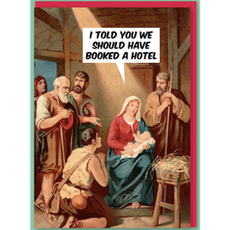 [2100000386581] DM BOOKED A HOTEL XMAS CARD