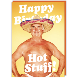 [2100000386666] DM HAPPY BIRTHDAY HOT STUFF CARD