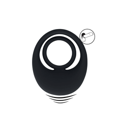 [2100000393473] LEVELZ - VIBRATING LIQUID SILICONE COCK AND BALL RING