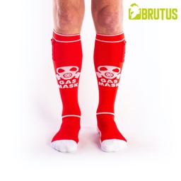 BRUTUS GAS MASK SOCKS W/ POCKET (OS)