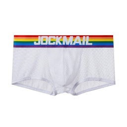 JOCKMAIL 462 RAINBOW MESH BOXER