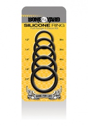 [2100000290079] BONEYARD SILICONE 5 PIECE COCK RING SET