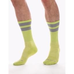 BARCODE BERLIN GYM SOCKS NEONGREEN/GREY