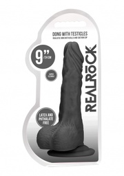 [2100000282920] REAL ROCK 23CM DILDO W/ BALLS